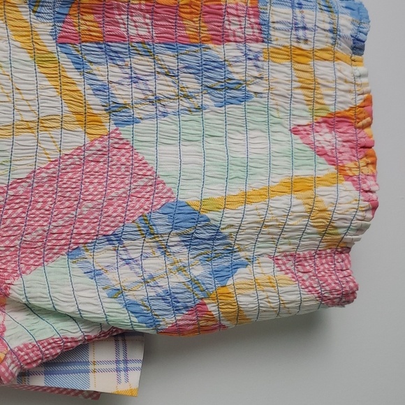 BP Colorful Smocked Top Size Small - Picture 3 of 6